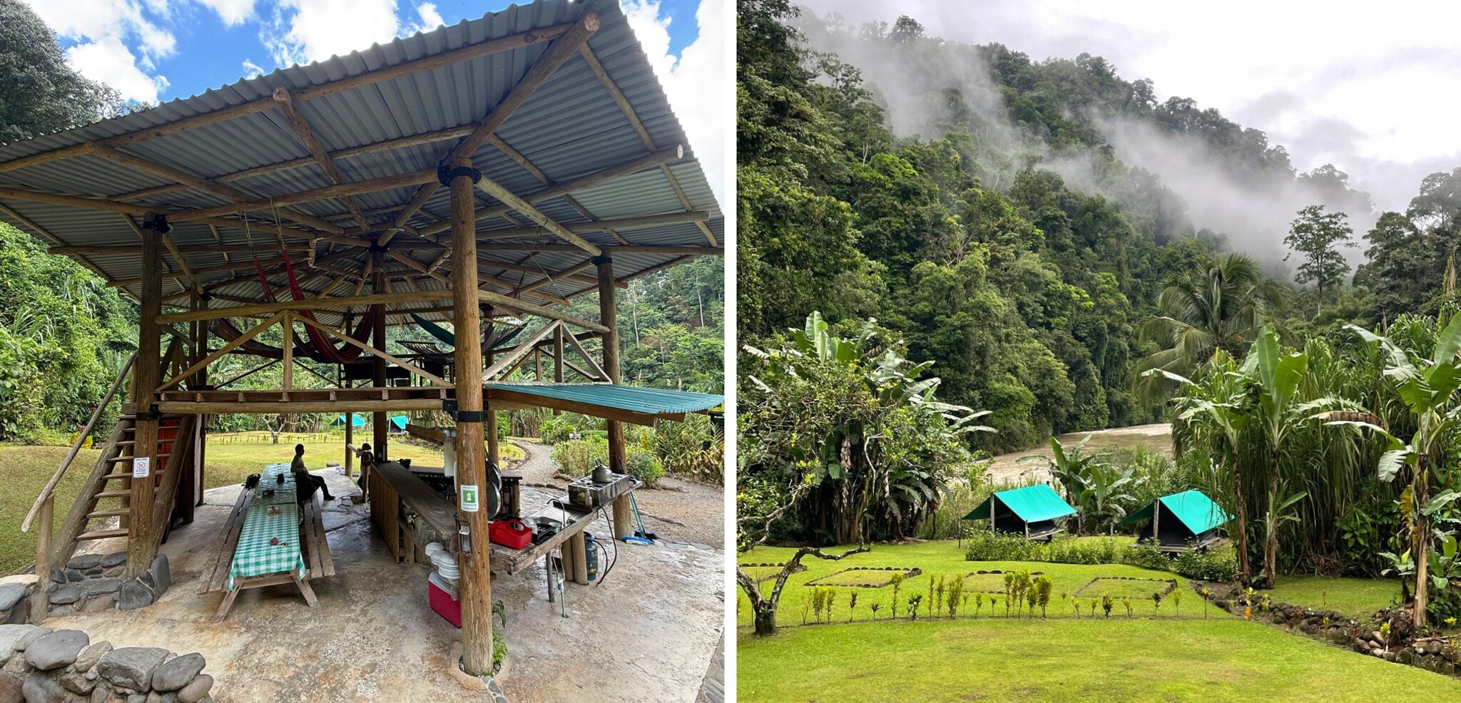Ton campement au milieu de la jungle, Costa Rica