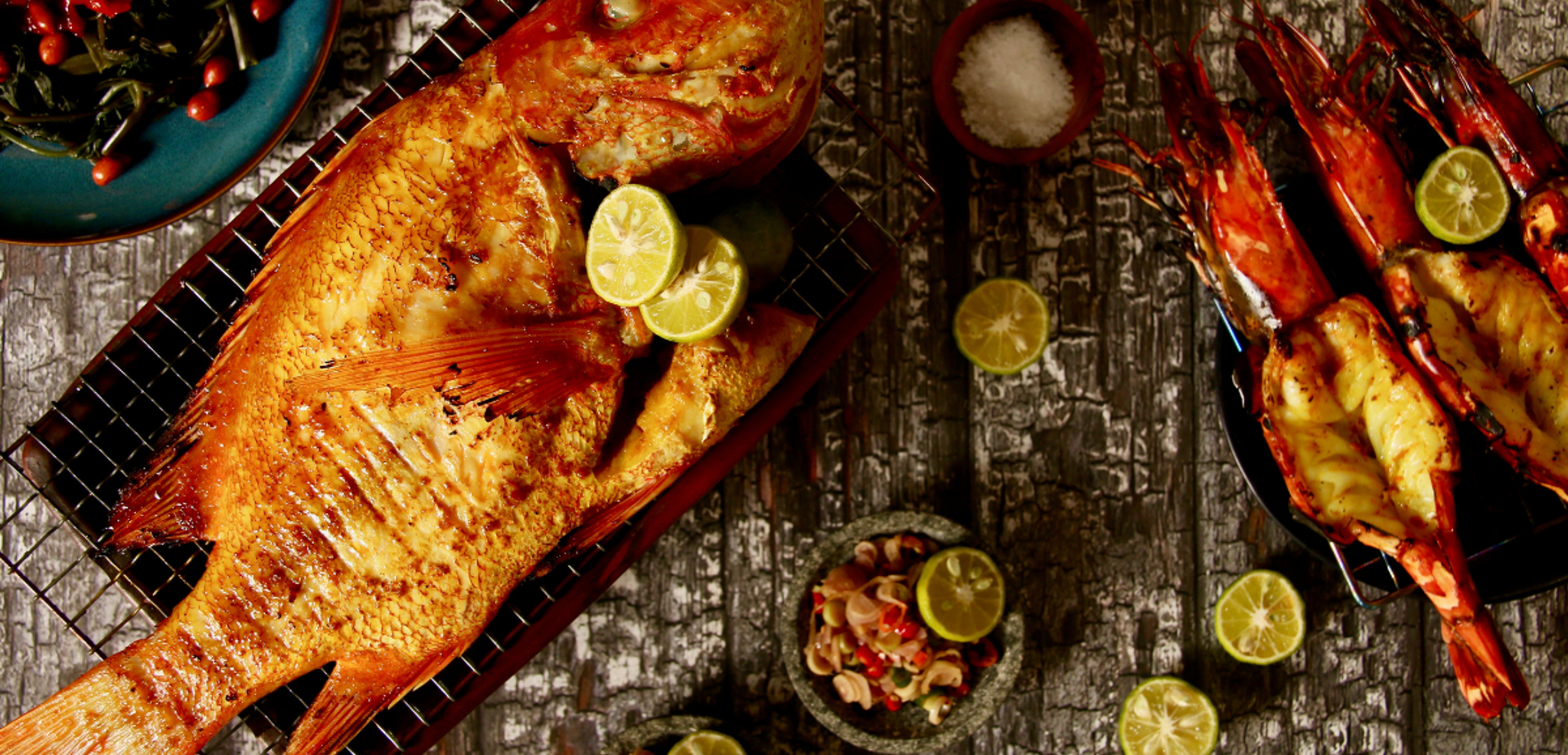 Dégustez des poissons grillés