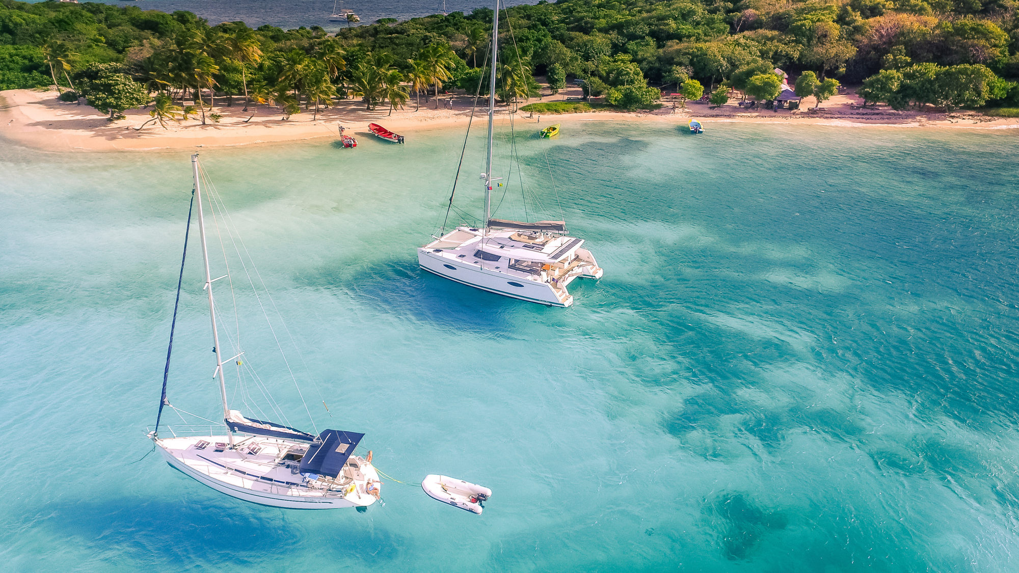 Tu profites de deux jours au mouillage à Tobago Cays - Jours 3, 4 et 5