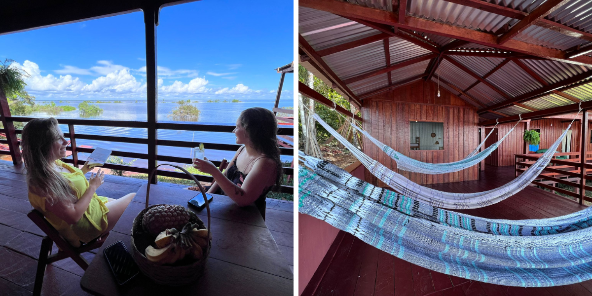 ou dans les hamacs ! 