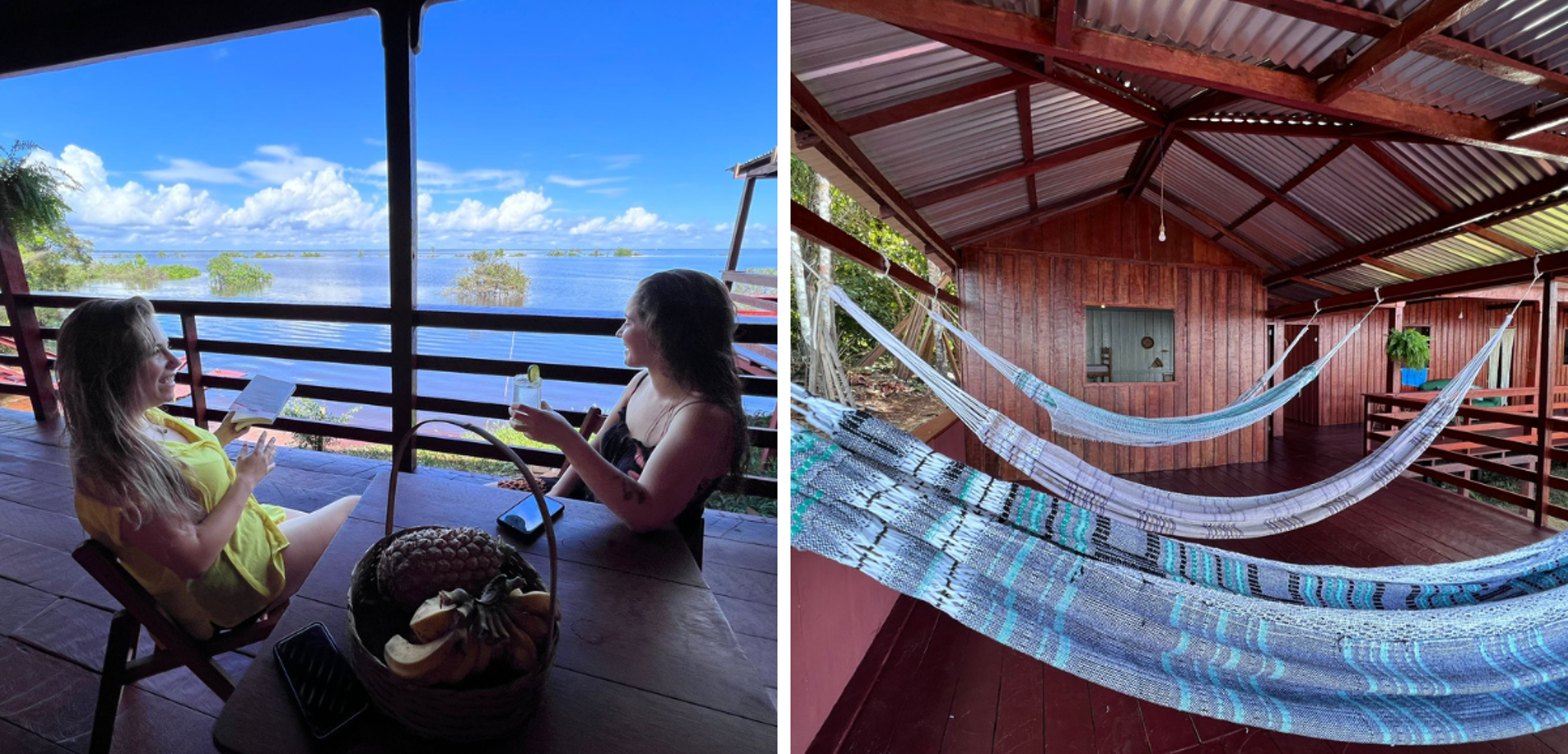 ou dans les hamacs !