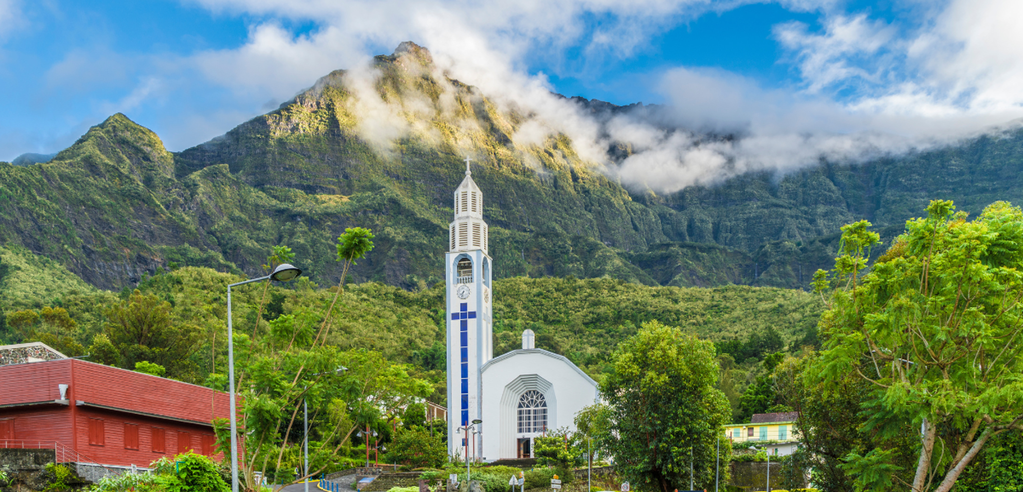 Avant de plonger au coeur du cirque de Cilaos