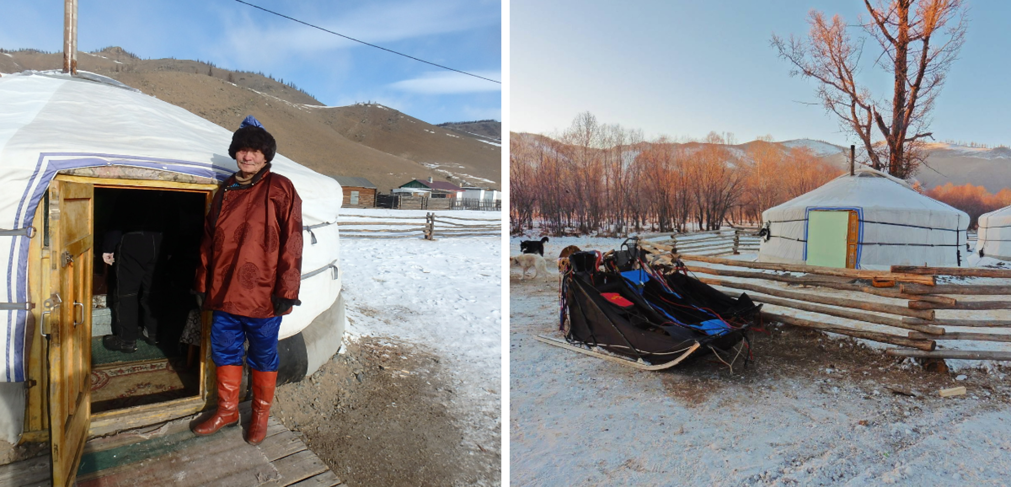 Partagez le quotidien de familles nomades et logez dans leurs yourtes