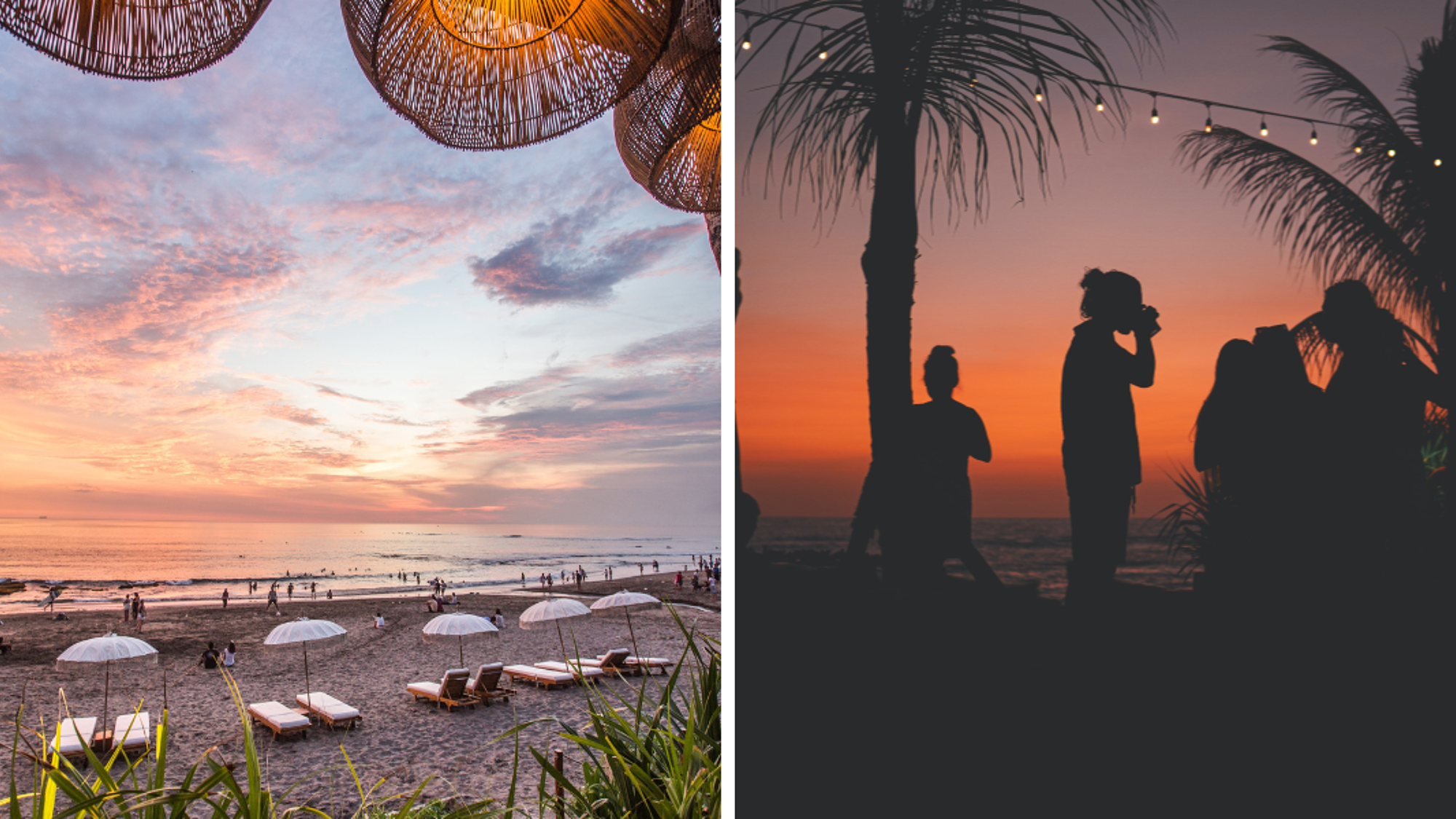 Admirez les couchers de soleil depuis la piscine d'un beach club