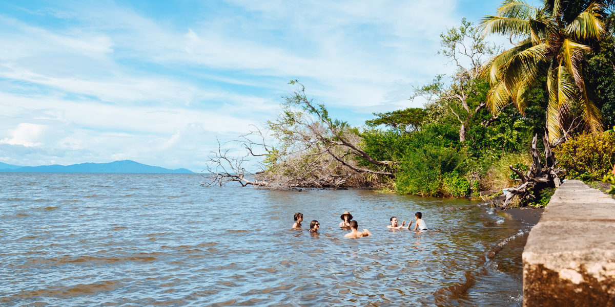 Plouf dans la réserve du Charco Verde