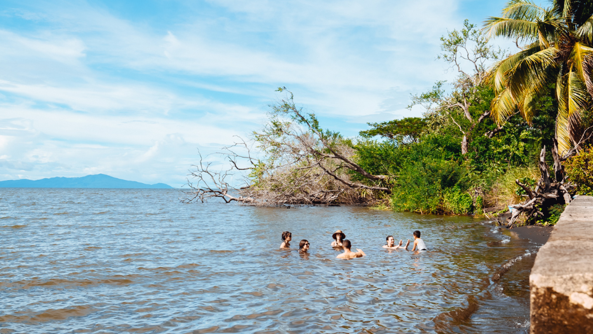 Plouf dans la réserve du Charco Verde