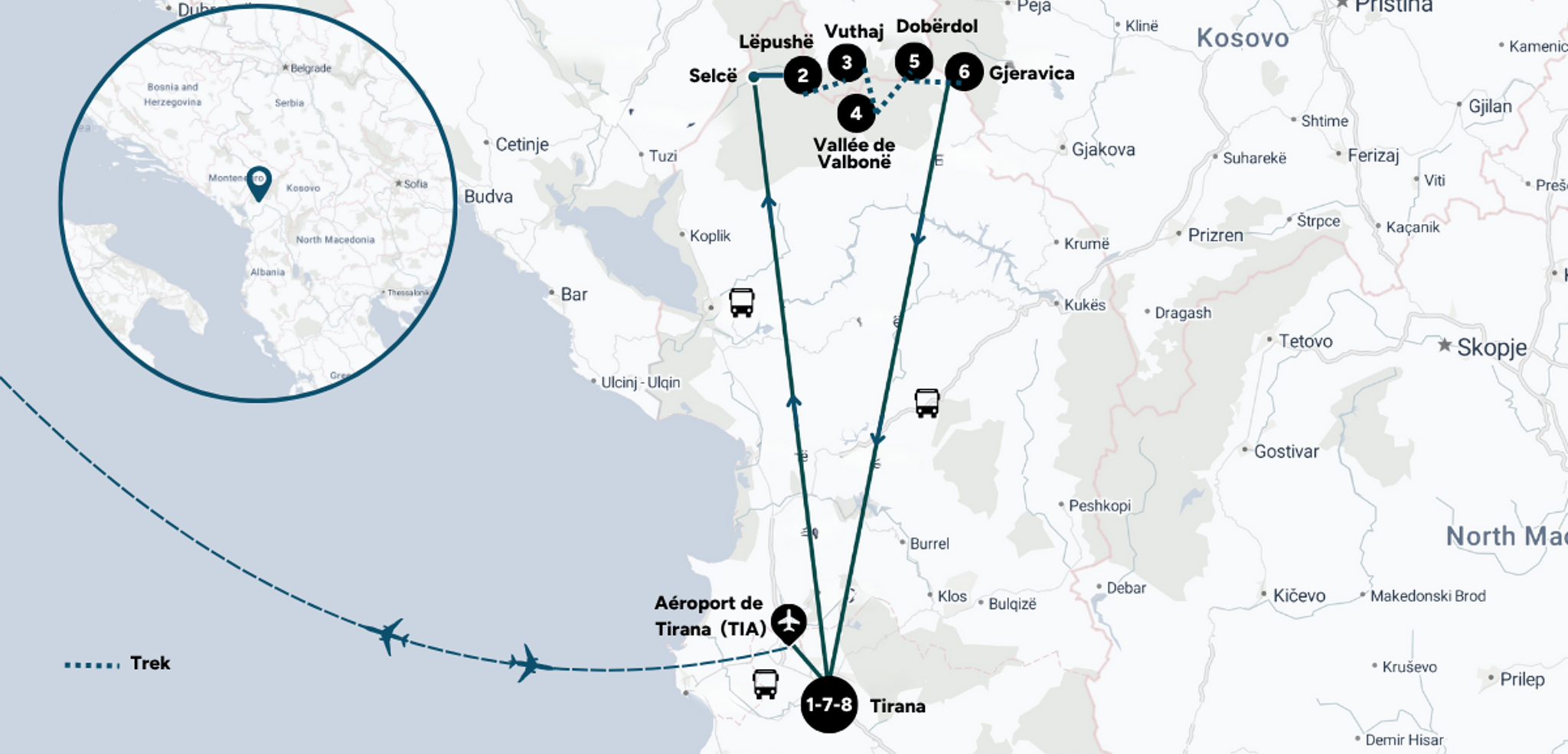 L'itinéraire de ton aventure