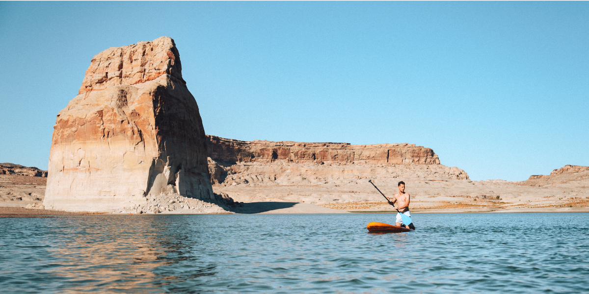 Une virée paddle sur le Lac Powell 