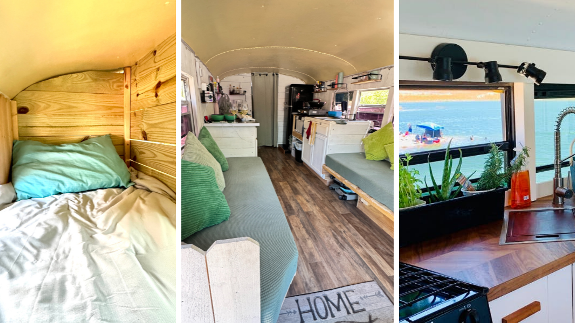 L'intérieur cosy de vos school bus