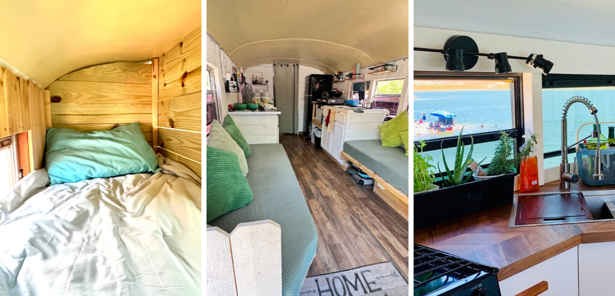 L'intérieur cosy de vos school bus