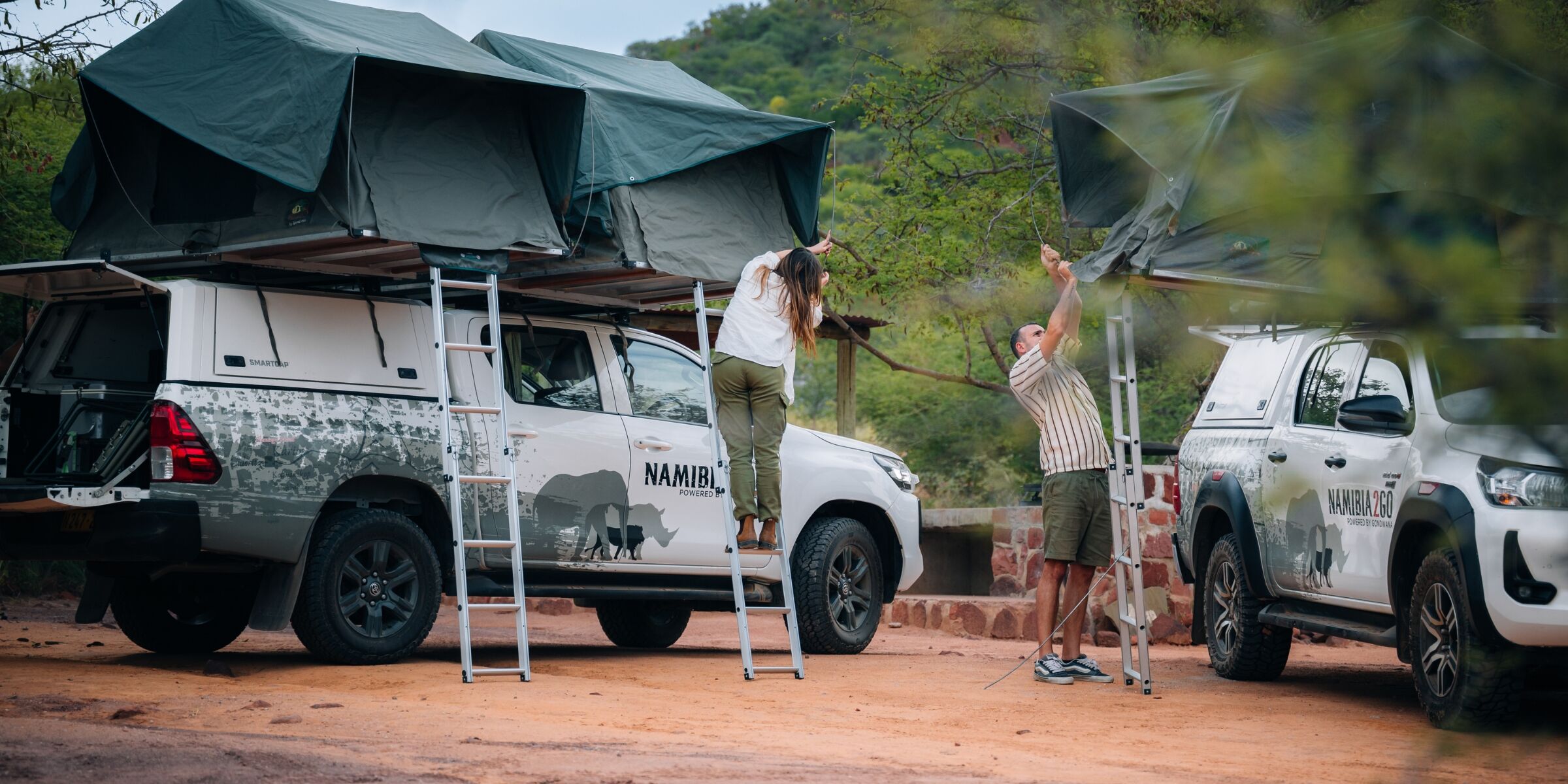 Camping, Plateau de Waterberg, Namibie ©Julien Fabro
