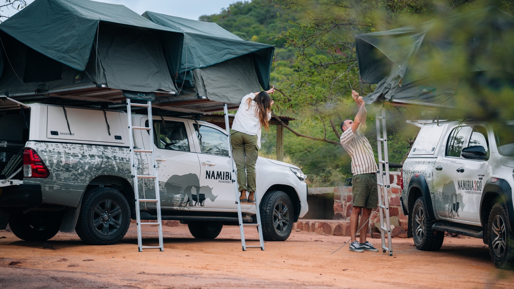 Camping, Plateau de Waterberg, Namibie ©Julien Fabro