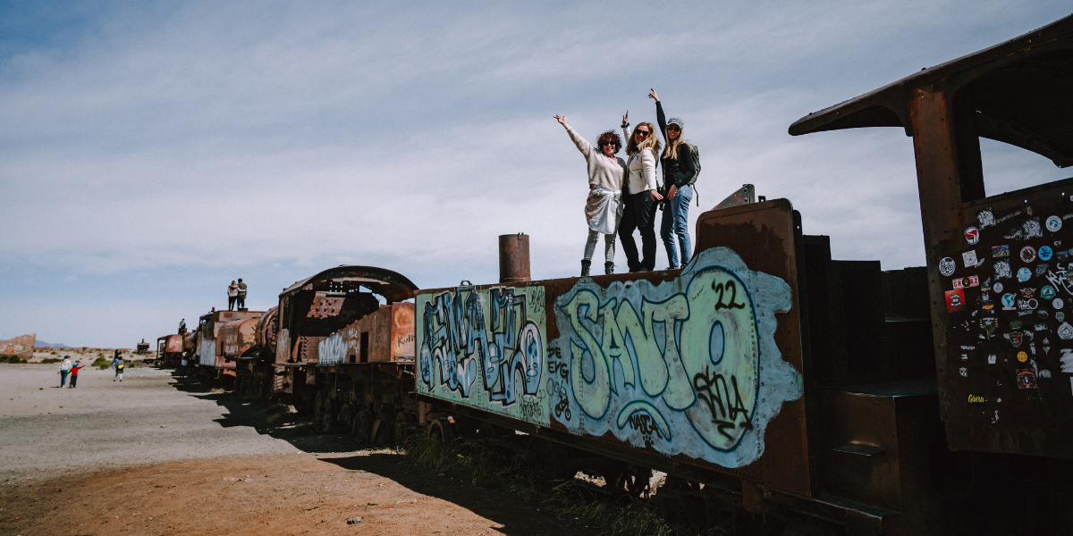 Un arrêt au célèbre cimetière de trains - jour 9 (Bolivie) 