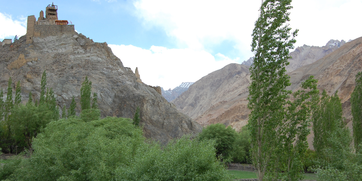 Jusqu'au village de Wanla