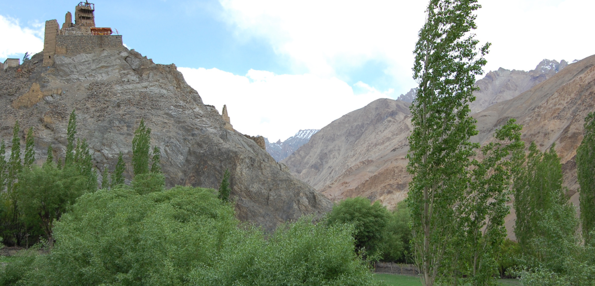 Jusqu'au village de Wanla