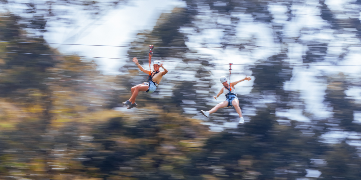 En option, tyrolienne pour des sensations fortes !