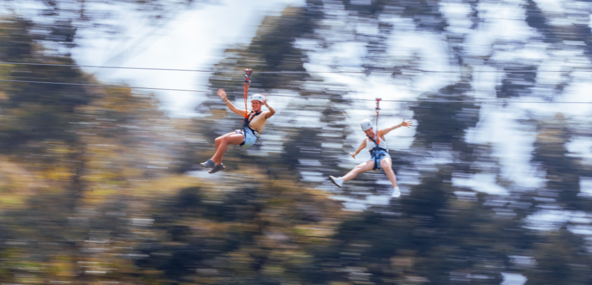 En option, tyrolienne pour des sensations fortes !