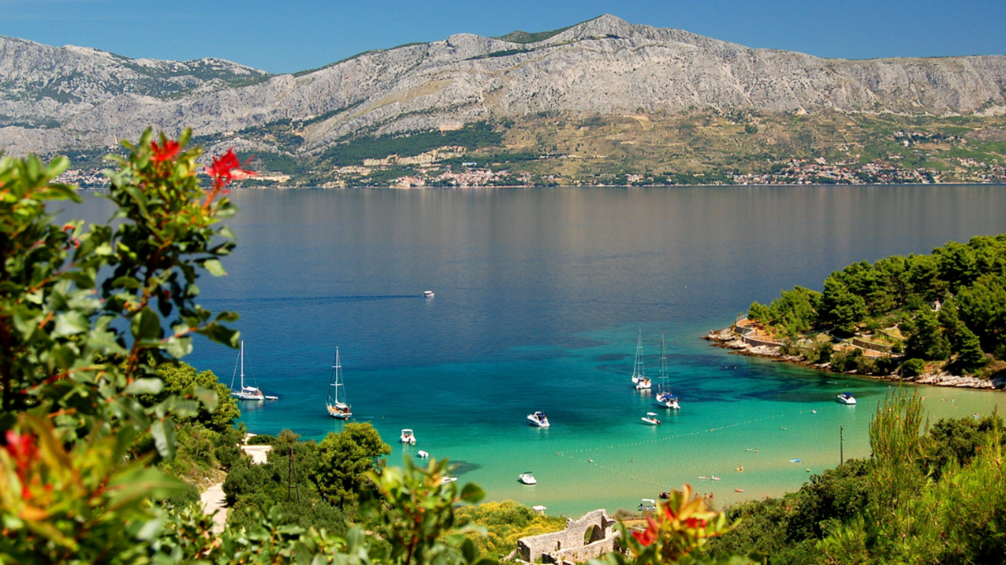 Direction la baie de Lovrečina