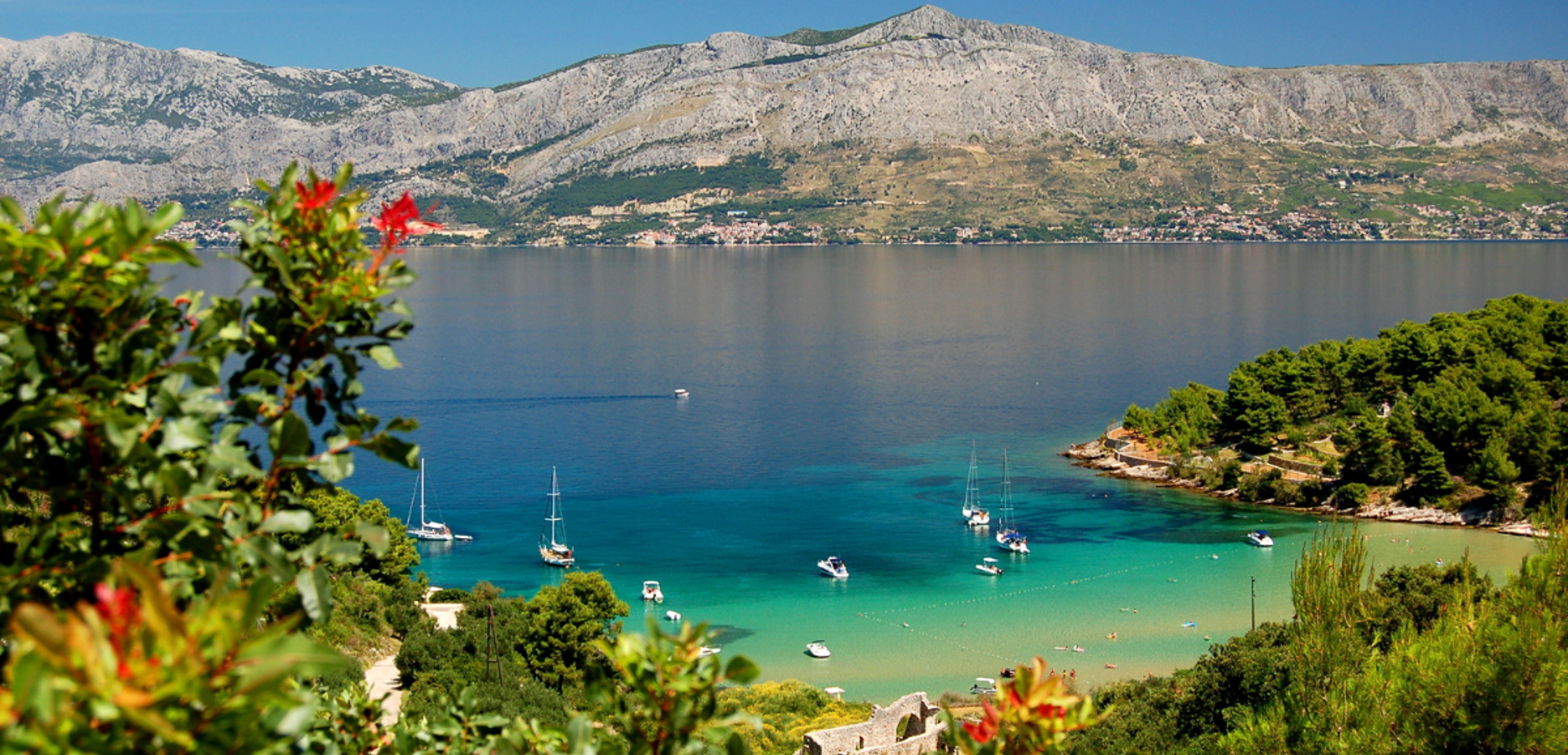 Direction la baie de Lovrečina