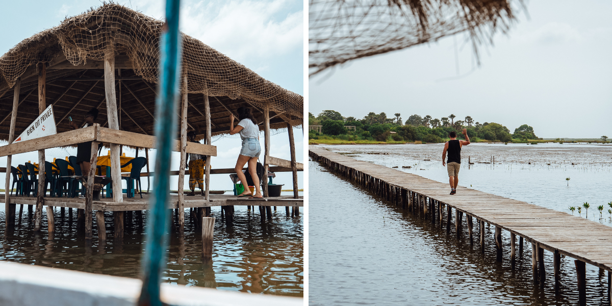 Pause déjeuner sur pilotis