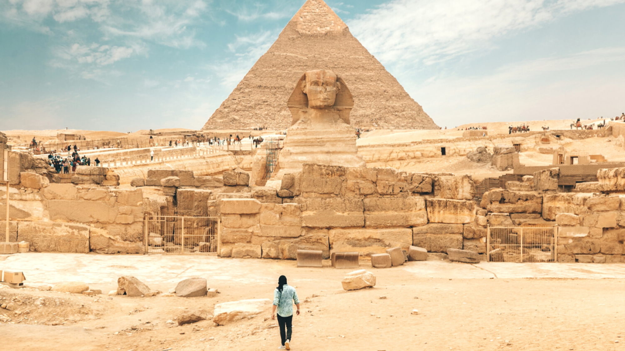 Jouez les archéologues aux pieds des Pyramides de Gizeh et du célèbre Sphinx