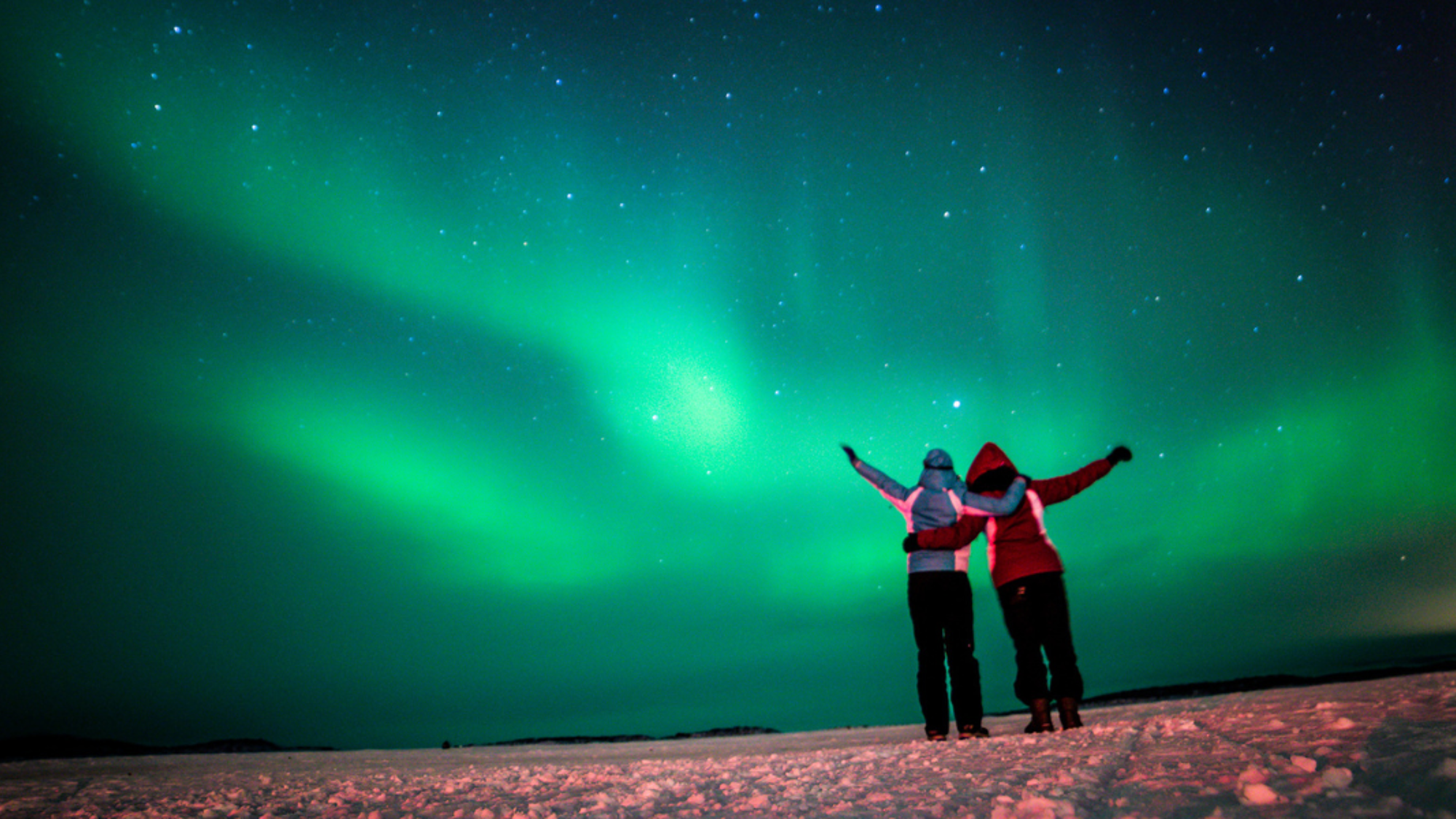 Aurores boréales (phénomène naturel imprévisible), Islande