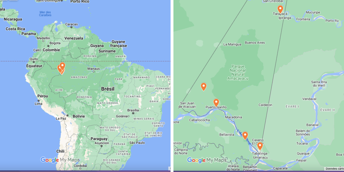 Votre parcours à travers la jungle amazonienne