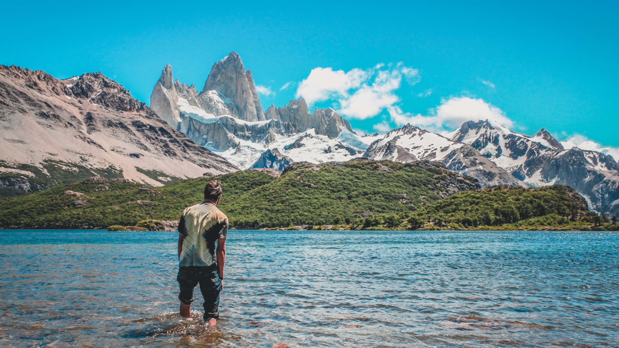 La magnifique montagne Fitz Roy depuis la Laguna Capri