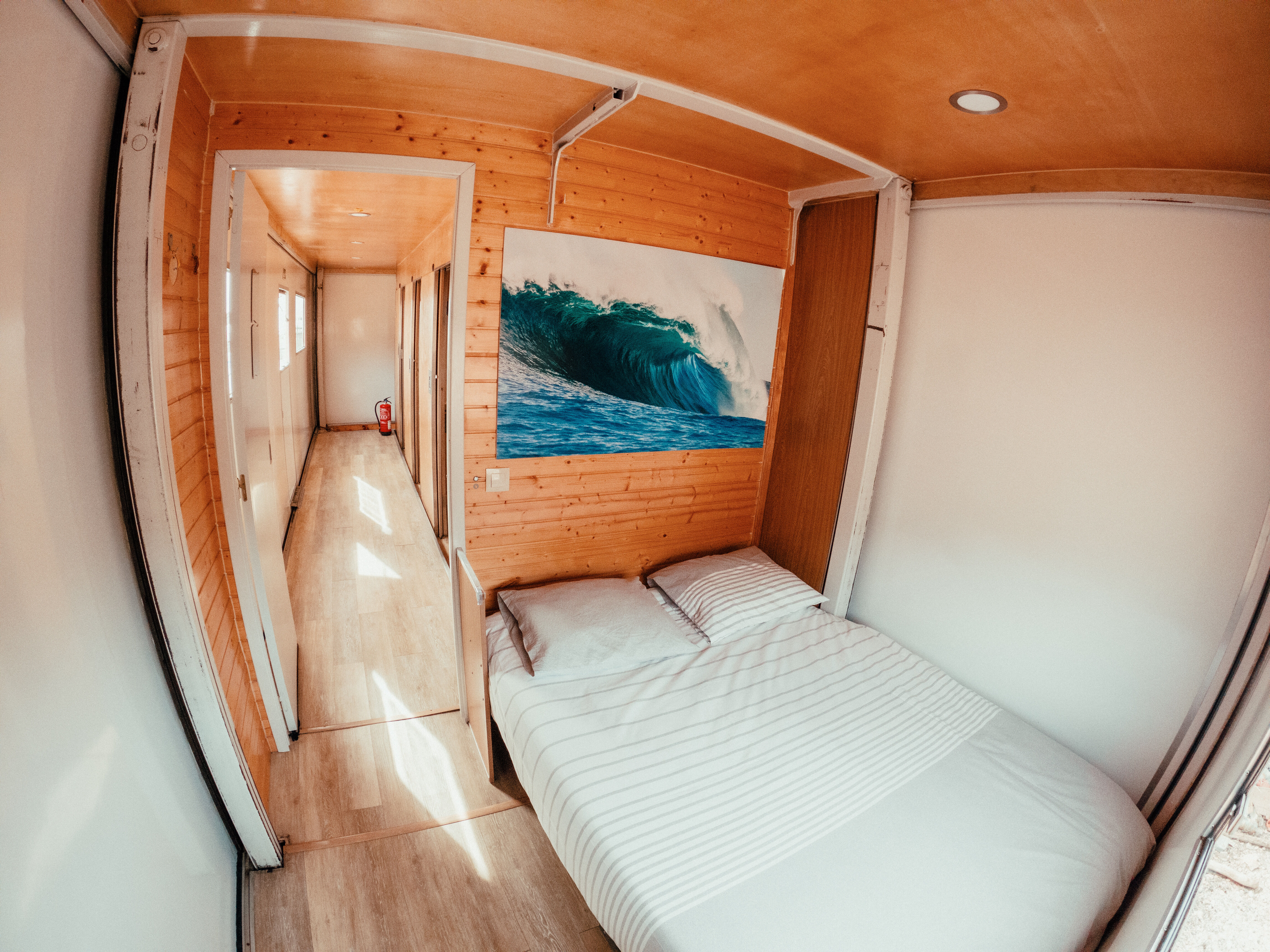 Cabine individuelle avec lit double