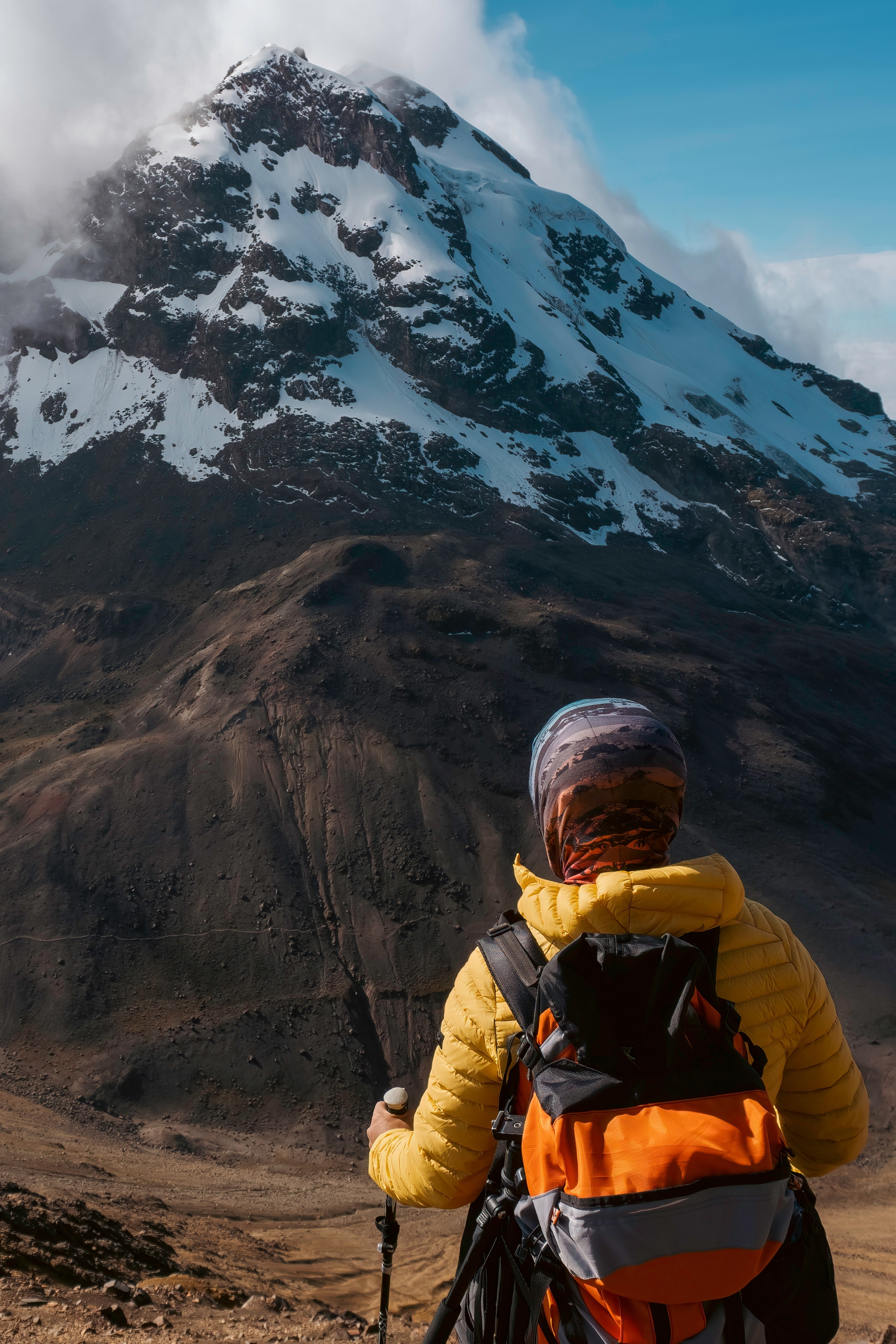 Gravir le Cotopaxi en Équateur 